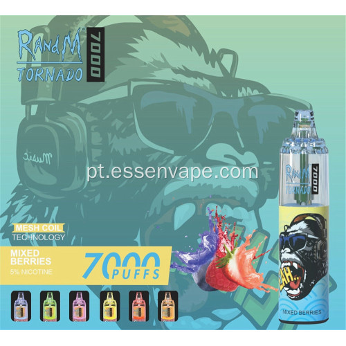 Randm Tornado 7000puffs recarregáveis ​​Good Vape Polônia